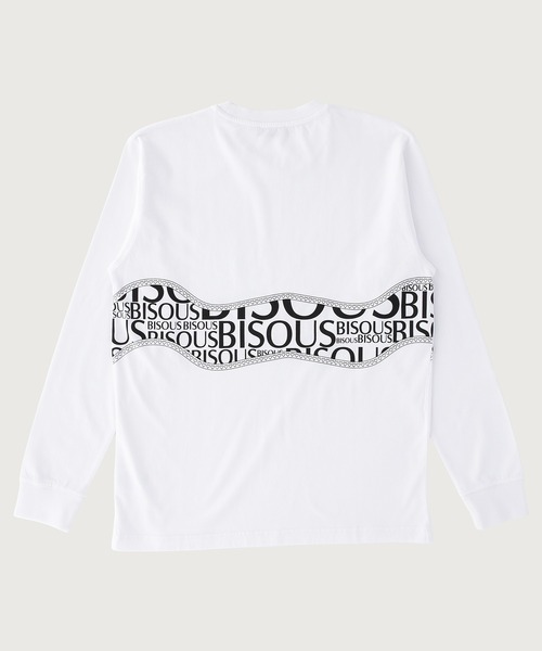 grapevine by k3（グレープバインバイケースリー）の「WAVE LONGSLEEVES T-SHIRTS（Tシャツ/カットソー・レディース・ホワイト・S/M/L）」の5枚目の写真