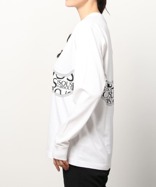 grapevine by k3（グレープバインバイケースリー）の「WAVE LONGSLEEVES T-SHIRTS（Tシャツ/カットソー・レディース・ホワイト・S/M/L）」の8枚目の写真