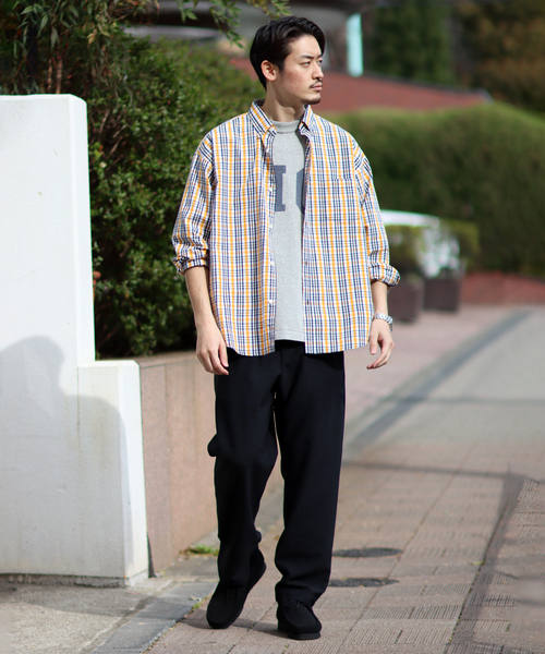 JOURNAL STANDARD(ジャーナルスタンダード)の「【RIRANCHA/リランチェ】1タック イージーパンツ(スラックス・メンズ・チャコールグレー/ブラック/ベージュ/ネイビー/アイボリー/ラスタ・SMALL/MEDIUM/LARGE)」の7枚目の写真