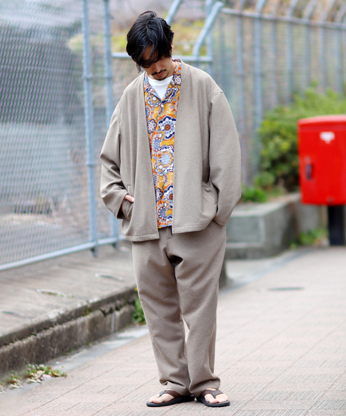 JOURNAL STANDARD(ジャーナルスタンダード)の「【RIRANCHA/リランチェ】1タック イージーパンツ(スラックス・メンズ・チャコールグレー/ブラック/ベージュ/ネイビー/アイボリー/ラスタ・SMALL/MEDIUM/LARGE)」の12枚目の写真