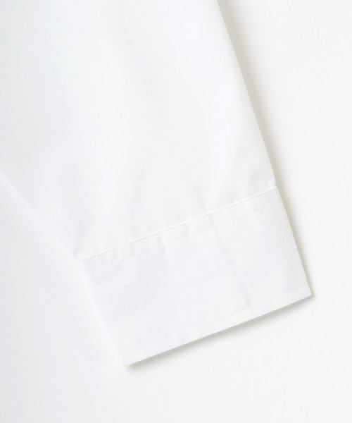 Lazar（ラザル）の「別注 Oversize Broad Patch Shirt/オーバーサイズ ブロード ワッペン刺繍 ムジ ストライプ レギュラーカラーシャツ（シャツ/ブラウス・メンズ・ホワイト/ベージュ/ブルー/ホワイト系その他/ブルー系その他/ブルー系その他2/ブルー系その他3・M/L）」の11枚目の写真