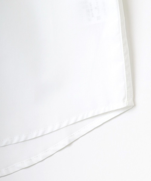 Lazar（ラザル）の「別注 Oversize Broad Patch Shirt/オーバーサイズ ブロード ワッペン刺繍 ムジ ストライプ レギュラーカラーシャツ（シャツ/ブラウス・メンズ・ホワイト/ベージュ/ブルー/ホワイト系その他/ブルー系その他/ブルー系その他2/ブルー系その他3・M/L）」の9枚目の写真