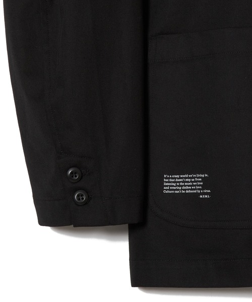 MSML(エムエスエムエル)の「RELAX 2B JACKET(テーラードジャケット・メンズ・ブラック/ベージュ・L/M/S)」の6枚目の写真