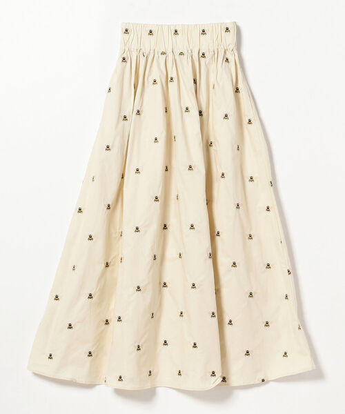Ray BEAMS(レイビームス)の「sister jane / Humble Bee Embroidery Skirt(スカート・レディース・ベージュ・SMALL)」の6枚目の写真