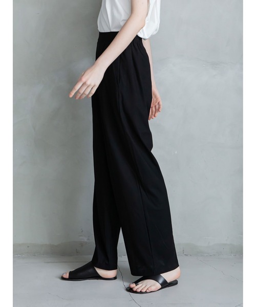 enchainement（アンシェヌマン）の「Cotton Wide Pants（その他パンツ・レディース・ブラック/ダークブラウン・フリー）」の12枚目の写真