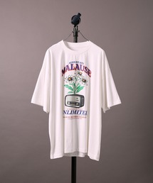 re_k by JUNRED | re_k by JUNRED / マローズレコードレトロデイジー半袖Tシャツ(Tシャツ/カットソー)