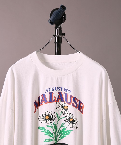 re_k by JUNRED（レクバイジュンレッド）の「【 re_k by JUNRED 】マローズレコードレトロデイジー半袖Tシャツ（Tシャツ/カットソー・メンズ・パープル/ホワイト/ミント・S/L/M）」の12枚目の写真