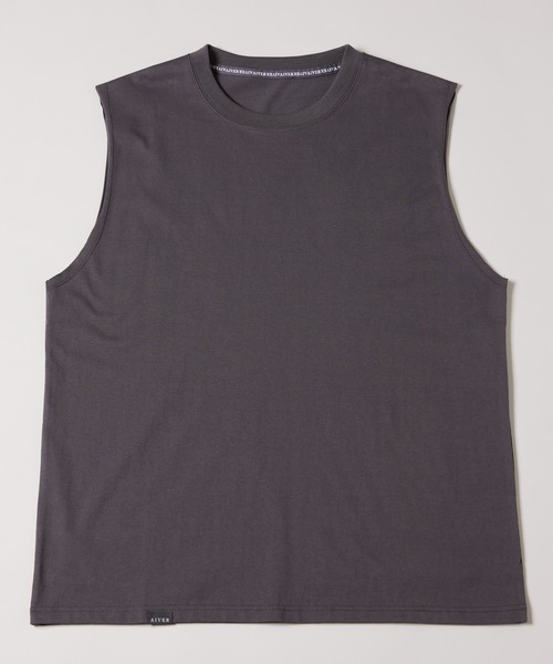 AIVER（アイバー）の「AIVER　16/-ウォッシュ天竺N/S TEE（Tシャツ/カットソー・メンズ・グレイッシュブルー/ブラック/ホワイト/チャコールグレー・LARGE/MEDIUM/SMALL）」の21枚目の写真