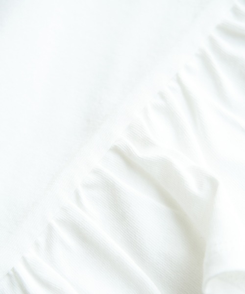 ROPE' PICNIC（ロペピクニック）の「TRUE COTTON/フリルカットトップス（Tシャツ/カットソー・レディース・ラベンダー/ブラック/グリーン/オフホワイト・38）」の12枚目の写真