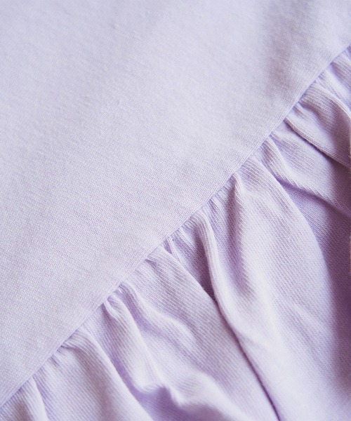 ROPE' PICNIC（ロペピクニック）の「TRUE COTTON/フリルカットトップス（Tシャツ/カットソー・レディース・ラベンダー/ブラック/グリーン/オフホワイト・38）」の14枚目の写真