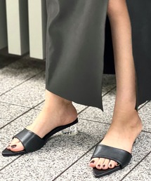 noyau | ポインテッドトゥミュールサンダル(サンダル)