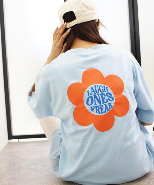 Backフラワーロゴチュニックtシャツ Tシャツ カットソー Ingni イング のファッション通販 Zozotown