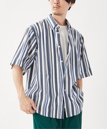 EDIFICE | クロスステッチ ストライプ ボタンダウンシャツ(シャツ/ブラウス)