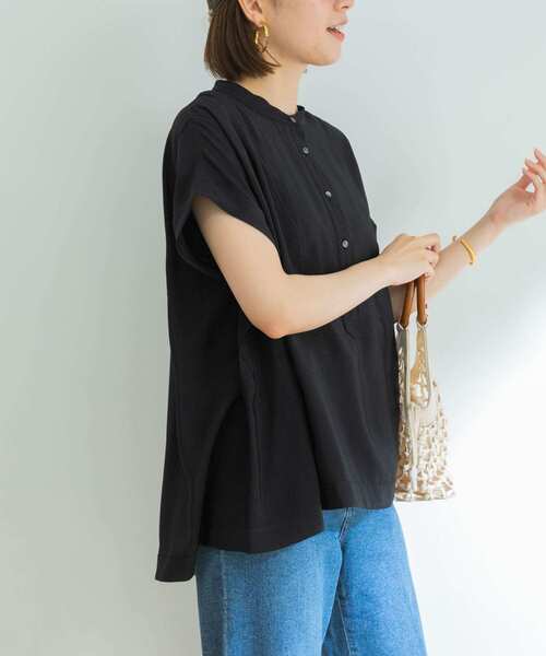 URBAN RESEARCH(アーバンリサーチ)の「フロントデザインフレンチスリーブブラウス(シャツ/ブラウス・レディース・ホワイト/ブラック/ライトカーキ・FREE)」の17枚目の写真