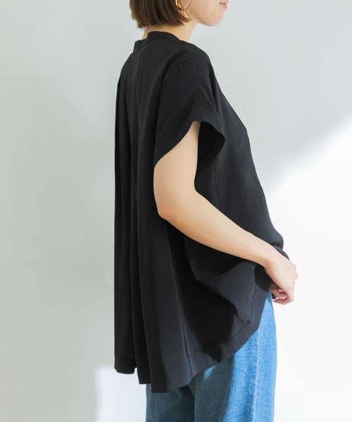 URBAN RESEARCH(アーバンリサーチ)の「フロントデザインフレンチスリーブブラウス(シャツ/ブラウス・レディース・ホワイト/ブラック/ライトカーキ・FREE)」の18枚目の写真