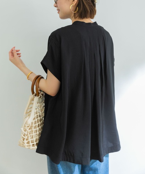 URBAN RESEARCH(アーバンリサーチ)の「フロントデザインフレンチスリーブブラウス(シャツ/ブラウス・レディース・ホワイト/ブラック/ライトカーキ・FREE)」の22枚目の写真