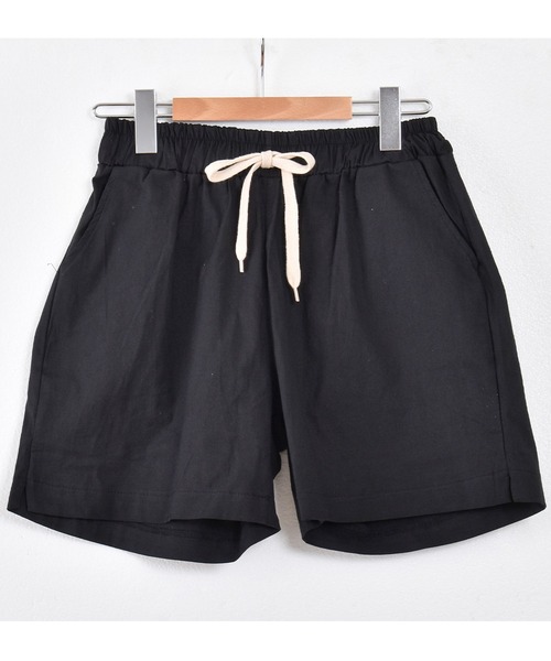 Felt-Maglietta（フェルトマリエッタ）の「麻リネン混ウエストゴムショートパンツ（その他パンツ・レディース・ブラック/グリーン/ライトベージュ/ベージュ・LARGE/MEDIUM）」の20枚目の写真