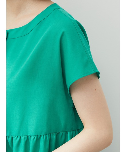 Green Parks(グリーンパークス)の「カラーティアードチュニック(シャツ/ブラウス・レディース・ダークグレー/ピンク/グリーン・FREE)」の17枚目の写真