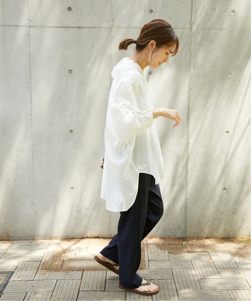 FRAMeWORK ⭐︎カットジョーゼットテーパードパンツ セール】カットジョーゼットテーパードパンツ（その他パンツ
