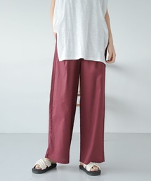 リネンMIXルーミーストレートパンツ / 295146