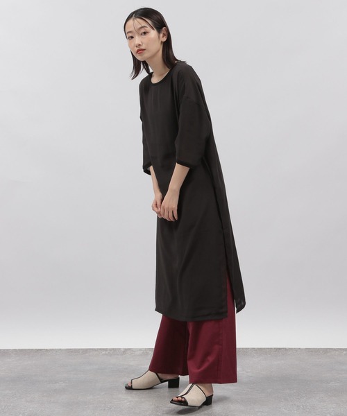 LAKOLE(ラコレ)の「リネンMIXルーミーストレートパンツ / 295146(その他パンツ・レディース・ブルー/ボルドー/ブラック/ベージュ/カーキ・SMALL/MEDIUM)」の15枚目の写真