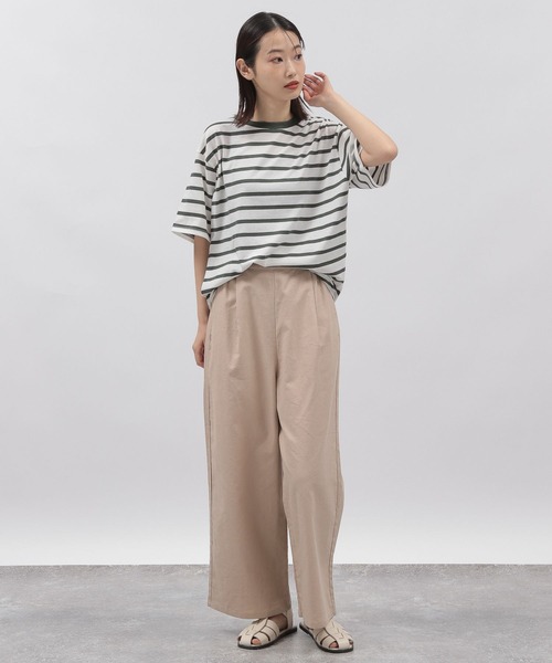 LAKOLE(ラコレ)の「リネンMIXルーミーストレートパンツ / 295146(その他パンツ・レディース・ブルー/ボルドー/ブラック/ベージュ/カーキ・SMALL/MEDIUM)」の17枚目の写真