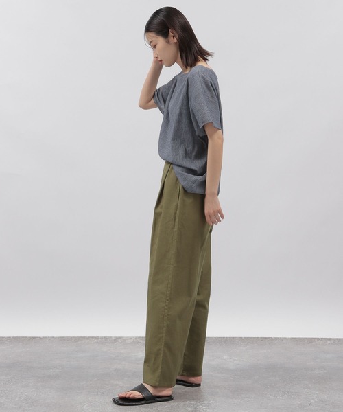 LAKOLE(ラコレ)の「リネンMIXルーミーストレートパンツ / 295146(その他パンツ・レディース・ブルー/ボルドー/ブラック/ベージュ/カーキ・SMALL/MEDIUM)」の10枚目の写真