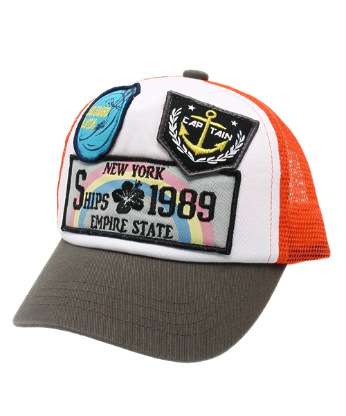 SHIPS（シップス）の「SHIPS KIDS:ワッペン メッシュ キャップ（キャップ・キッズ・イエロー/オリーブ・MEDIUM/LARGE/SMALL）」の11枚目の写真