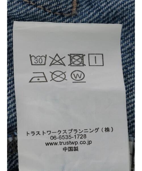 koe（コエ）の「【ハイウエスト】ワイドバルーンデニムパンツ*（デニムパンツ・レディース・ライトインディゴブルー/ブラック・M/L）」の11枚目の写真