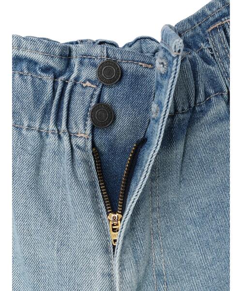 koe（コエ）の「【ハイウエスト】ワイドバルーンデニムパンツ*（デニムパンツ・レディース・ライトインディゴブルー/ブラック・M/L）」の8枚目の写真