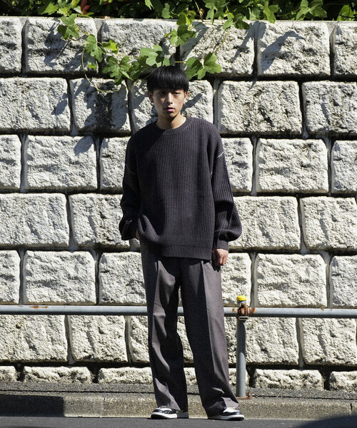 BeAMS DOT（ビームスドット）の「【WEB限定】BeAMS DOT / クルーネックニット（ニット/セーター・メンズ・ホワイト系その他5/ブラック系その他4・MEDIUM/LARGE）」の17枚目の写真