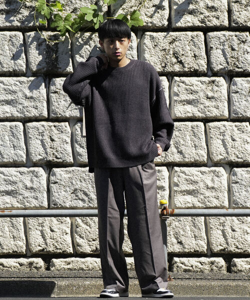 BeAMS DOT（ビームスドット）の「【WEB限定】BeAMS DOT / クルーネックニット（ニット/セーター・メンズ・ホワイト系その他5/ブラック系その他4・MEDIUM/LARGE）」の22枚目の写真