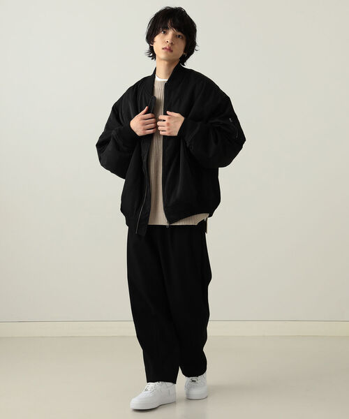 BeAMS DOT（ビームスドット）の「【WEB限定】BeAMS DOT / クルーネックニット（ニット/セーター・メンズ・ホワイト系その他5/ブラック系その他4・MEDIUM/LARGE）」の9枚目の写真