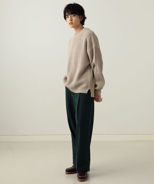 BeAMS DOT（ビームスドット）の「【WEB限定】BeAMS DOT / クルーネックニット（ニット/セーター・メンズ・ホワイト系その他5/ブラック系その他4・MEDIUM/LARGE）」の18枚目の写真