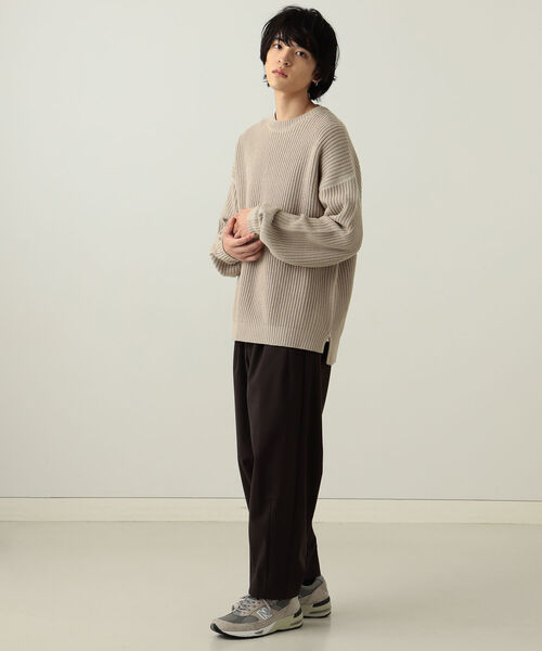 BeAMS DOT（ビームスドット）の「【WEB限定】BeAMS DOT / クルーネックニット（ニット/セーター・メンズ・ホワイト系その他5/ブラック系その他4・MEDIUM/LARGE）」の13枚目の写真
