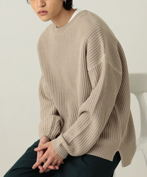 BeAMS DOT（ビームスドット）の「【WEB限定】BeAMS DOT / クルーネックニット（ニット/セーター・メンズ・ホワイト系その他5/ブラック系その他4・MEDIUM/LARGE）」の16枚目の写真