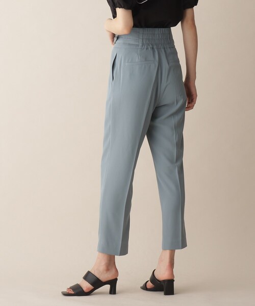OPAQUE.CLIP（オペークドットクリップ）の「◆サイドベルトストレートパンツ（その他パンツ・レディース・ライトブルー/レンガ/ネイビー・36/38）」の4枚目の写真