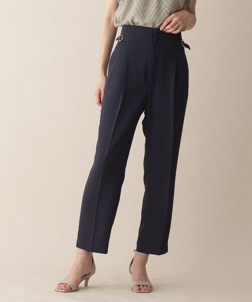 OPAQUE.CLIP（オペークドットクリップ）の「◆サイドベルトストレートパンツ（その他パンツ・レディース・ライトブルー/レンガ/ネイビー・36/38）」の20枚目の写真