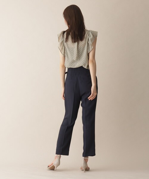 OPAQUE.CLIP（オペークドットクリップ）の「◆サイドベルトストレートパンツ（その他パンツ・レディース・ライトブルー/レンガ/ネイビー・36/38）」の22枚目の写真