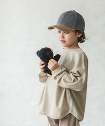 pairmanon | 【ふんわりワッフル】ユニセックス胸ポケット長袖Tシャツ(Tシャツ/カットソー)