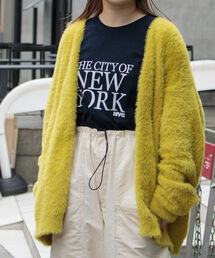 GLOSTER | 【GLOSTER/グロスター】モヘヤライクカーディガン ルーズシルエット(カーディガン/ボレロ)