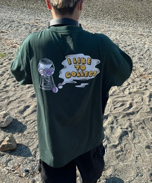 anown（アノン）の「オーバーサイズ　カプセルトイデザインプリントロンT【ファッションインフルエンサーかい×anown限定コラボ】（Tシャツ/カットソー・メンズ・ホワイト/ブラック/グリーン・M/L）」の15枚目の写真