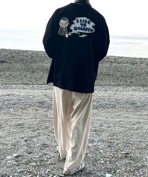 anown（アノン）の「オーバーサイズ　カプセルトイデザインプリントロンT【ファッションインフルエンサーかい×anown限定コラボ】（Tシャツ/カットソー・メンズ・ホワイト/ブラック/グリーン・M/L）」の13枚目の写真