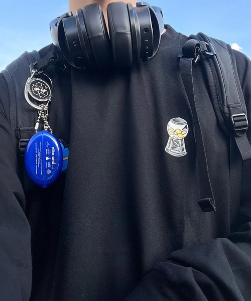 anown（アノン）の「オーバーサイズ　カプセルトイデザインプリントロンT【ファッションインフルエンサーかい×anown限定コラボ】（Tシャツ/カットソー・メンズ・ホワイト/ブラック/グリーン・M/L）」の10枚目の写真