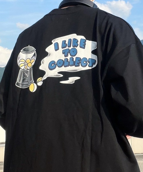 anown（アノン）の「オーバーサイズ　カプセルトイデザインプリントロンT【ファッションインフルエンサーかい×anown限定コラボ】（Tシャツ/カットソー・メンズ・ホワイト/ブラック/グリーン・M/L）」の9枚目の写真