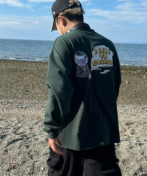 anown（アノン）の「オーバーサイズ　カプセルトイデザインプリントロンT【ファッションインフルエンサーかい×anown限定コラボ】（Tシャツ/カットソー・メンズ・ホワイト/ブラック/グリーン・M/L）」の20枚目の写真