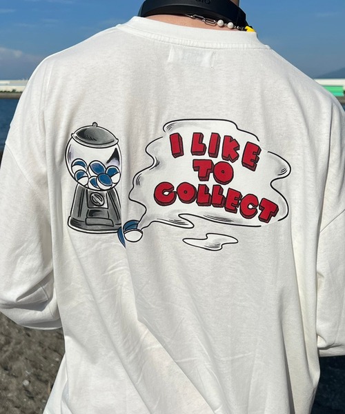 anown（アノン）の「オーバーサイズ　カプセルトイデザインプリントロンT【ファッションインフルエンサーかい×anown限定コラボ】（Tシャツ/カットソー・メンズ・ホワイト/ブラック/グリーン・M/L）」の5枚目の写真