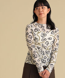 Ray BEAMS | Ray BEAMS / ペイント フラワー プリント トップス(Tシャツ/カットソー)