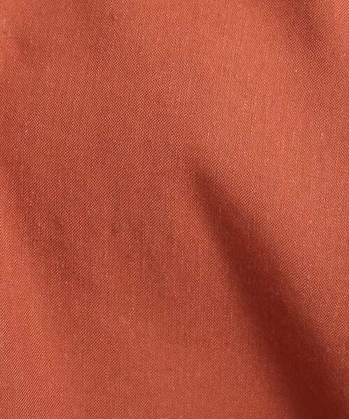 SHOO・LA・RUE（シューラルー）の「◆【洗える】フレンチリネンドルマンスキッパーシャツ（シャツ/ブラウス・レディース・ブラック/ブラウン/オレンジ/ライトパープル/ホワイト系/ブラック系2/ダークグリーン/ピンク系/パープル系4・00）」の17枚目の写真