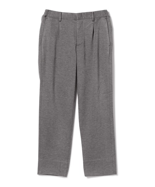 B:MING by BEAMS(ビーミングバイビームス)の「B:MING by BEAMS / NOMAD ジャージ 1プリーツ スラックス (セットアップ対応)(スラックス・メンズ・グレー/ブラック・MEDIUM/LARGE/SMALL/X-LARGE)」の7枚目の写真
